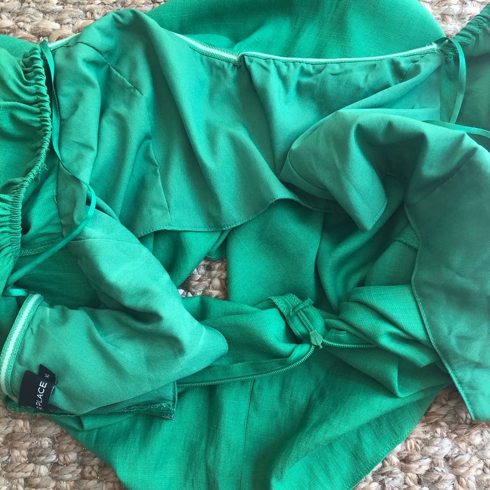 Tuckernuck Pomander Place Green Long Sleeve Blouse. Size XL - Picture 10 of 14
